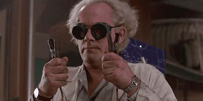 Doc Brown from "Back to the Future"