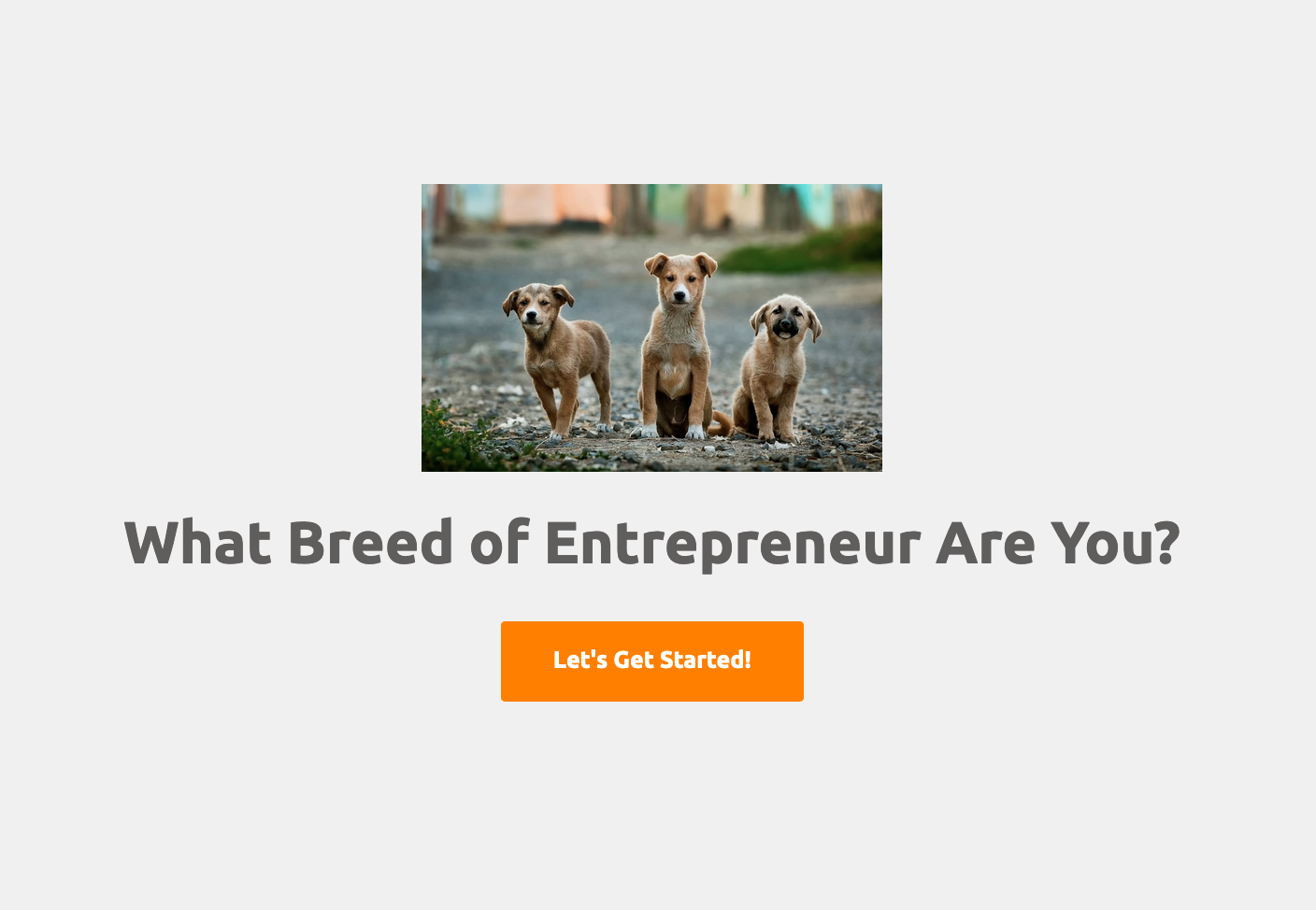 "What Breed of Entrepreneur Are You?" Quiz