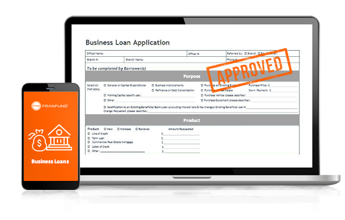 laptop screen - business loan